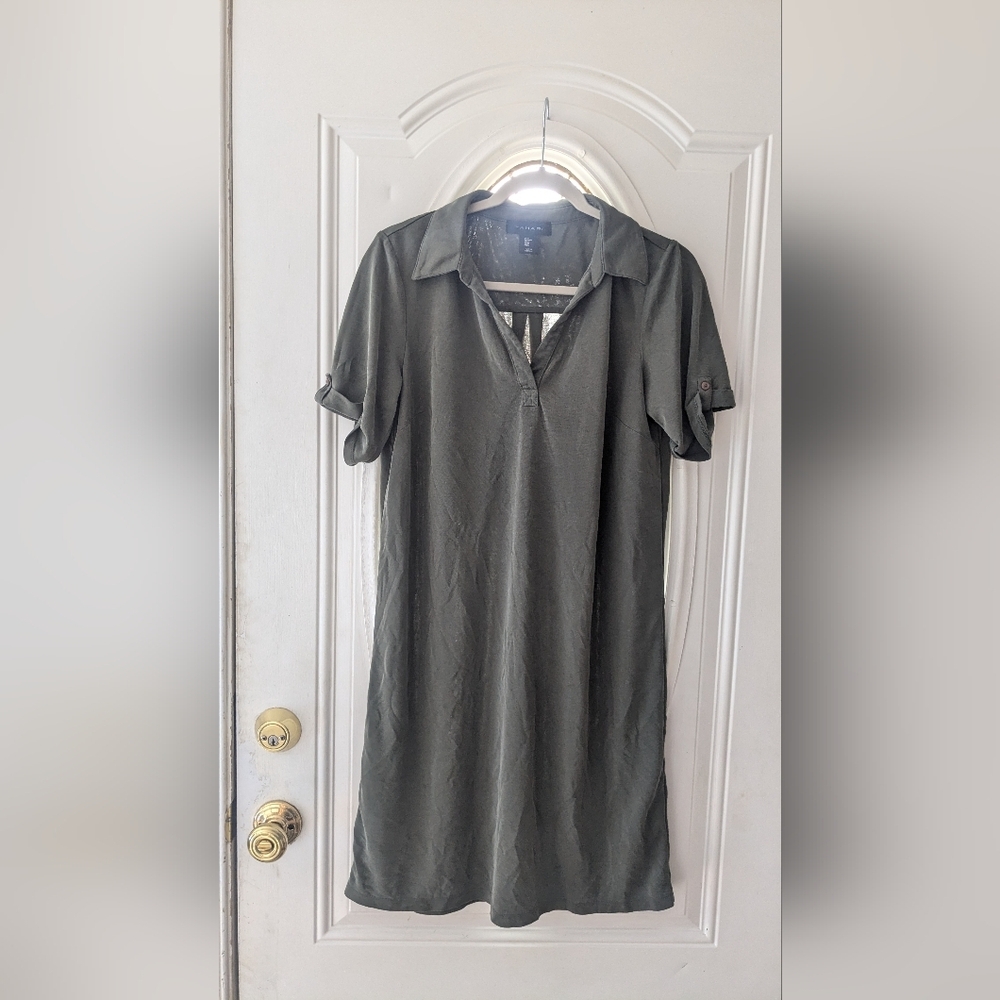 5/$20 NWOT Green shirt dress